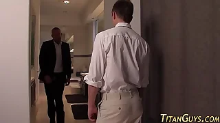 Ass eaten buff gay jizz